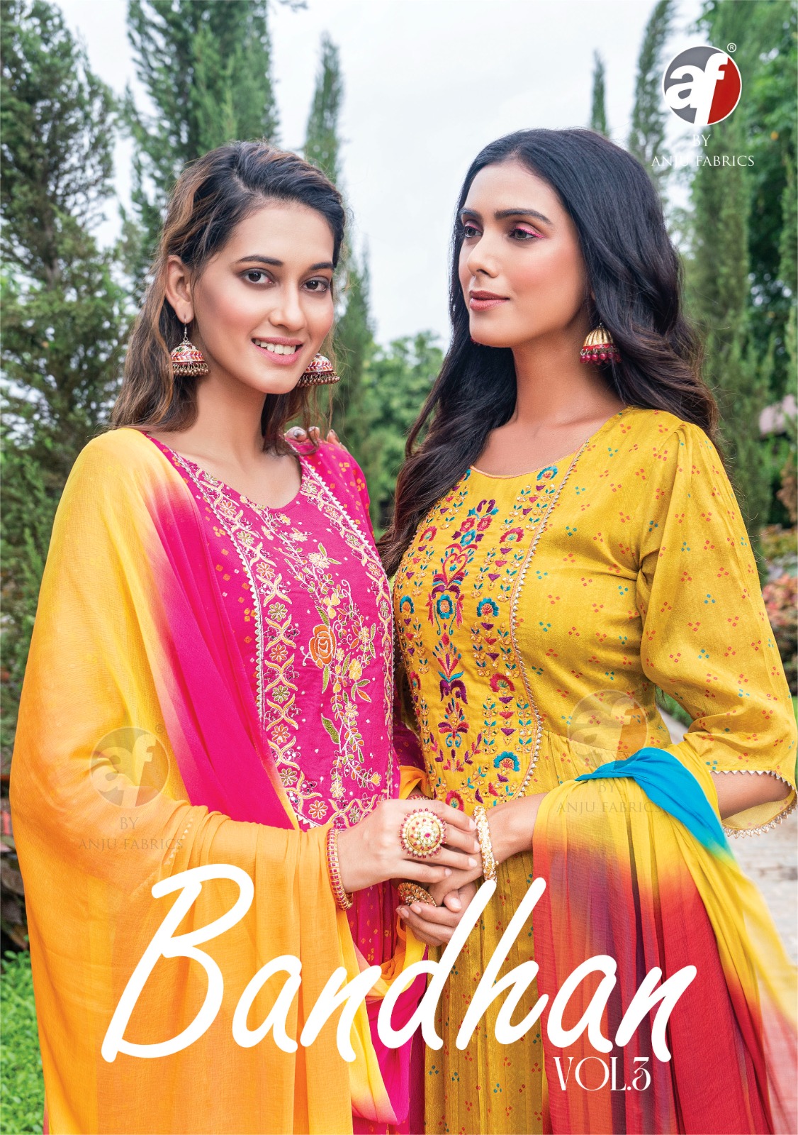 AF KURTI BANDHANI VOL 3 